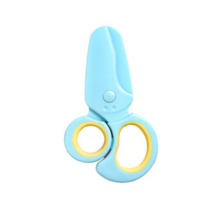黛尔尼曼儿童剪刀幼儿园宝宝玩具安全手工不伤手小学生剪纸折纸diy制作专用便携式小号塑料圆头高颜值小剪子