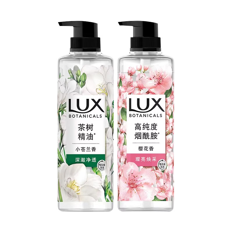 力士植萃沐浴露洗澡清洁乳液天然香氛型持久留香保湿滋润官方正品