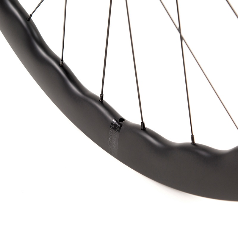 骓特棘轮四培林碳纤维公路车轮组碟刹700C轮毂50刀碳纤维波浪车圈