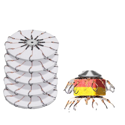 防挂底爆炸钩翻板钩配件盘钩新型翻版海杆抛竿鲢鳙鱼钩麻风钩套装