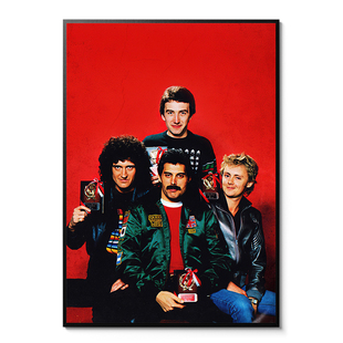 Queen海报皇后乐队主唱 Freddie Mercury 照片墙简约相框装饰挂画