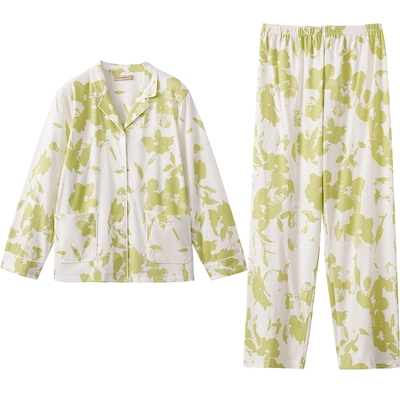 秋鹿女士纯棉睡衣长袖长裤