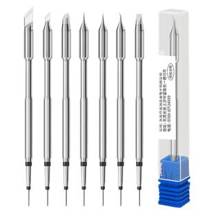 亚润C245烙铁头通用245焊台一体插拔式发热芯直尖弯头刀头电焊头