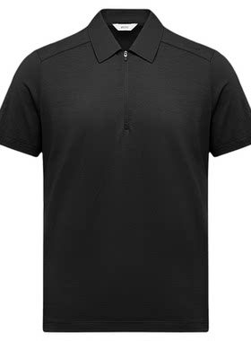 ECCO爱步POLO衫男 26新运动休闲简约羊毛短袖T恤 ES263T067M