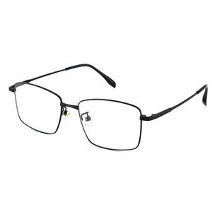 超轻钛架近视眼镜男款可配度数斯文方框眼镜防蓝光眼睛镜框镜架女