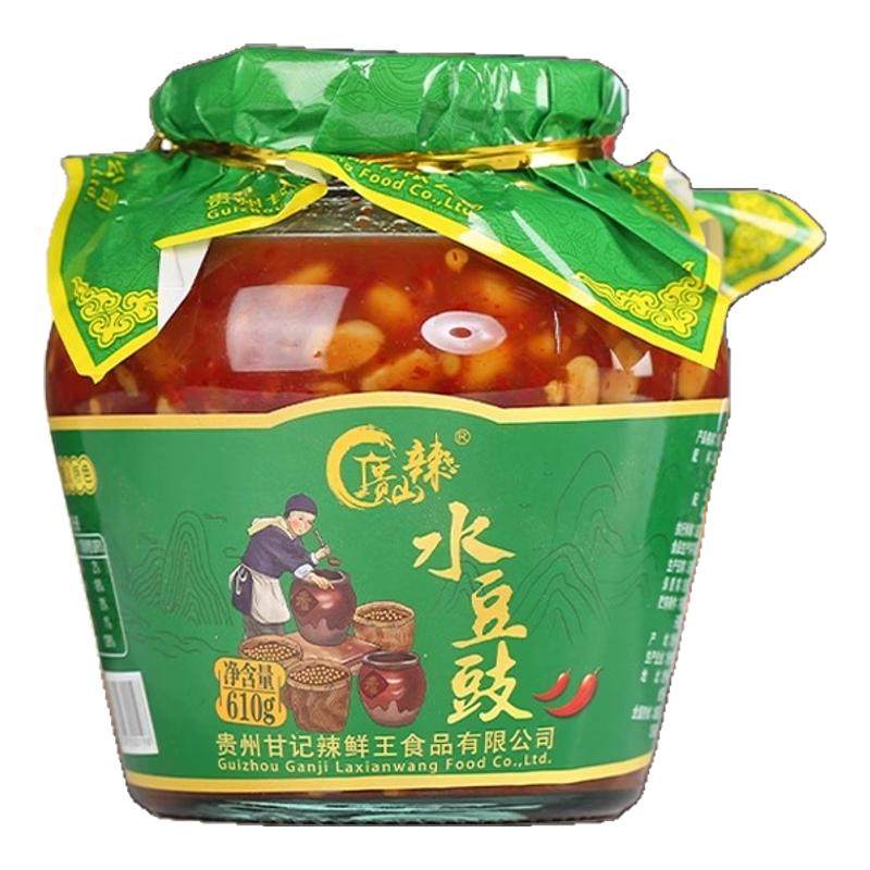 贵州特产水豆豉开胃老坛豆食酱正辣椒酱