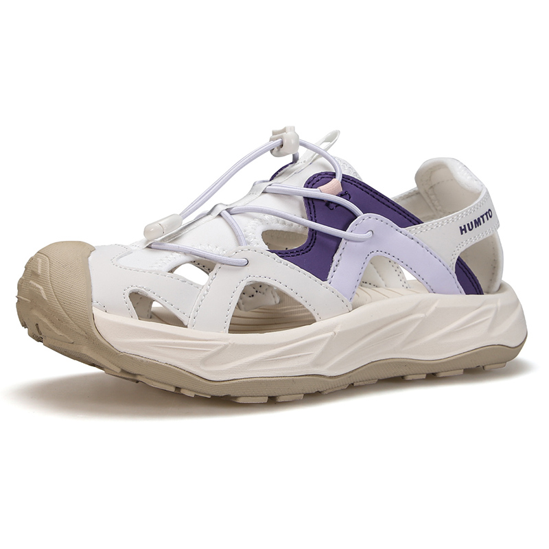 悍途夏季沙滩鞋女新款户外软底运动凉鞋妈妈平底休闲旅游女鞋