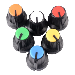 AG1系列电位器旋钮 可调电阻帽子 红橙黄绿蓝白色 多色可选
