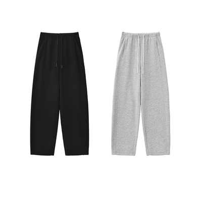 松紧腰加绒锁温两穿卫裤