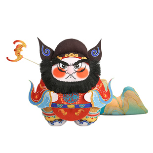 放羊班刺绣手工diy材料包靠山钟馗摆件立体布艺玩偶吉祥物护身符