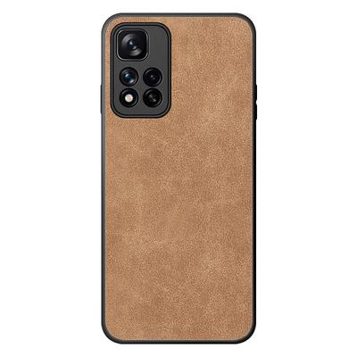小羊皮适用红米note11pro手机壳新款小米note11tpro保护套pro+外壳高级感小众男镜头全包防摔redmi超薄磨砂潮
