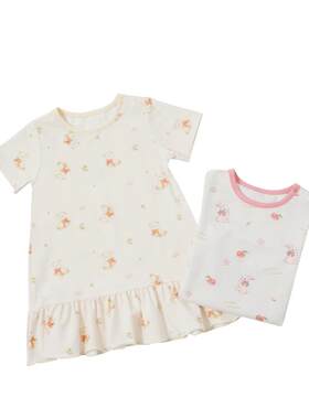 尼多熊公主风女童家居服睡裙夏季