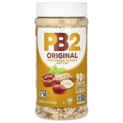 美国原味PB2脱脂花生粉健身轻食