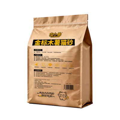 皮小兽金标木薯猫砂10KG除臭