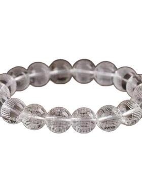 弘法寺白水晶手链六字真言佛心经