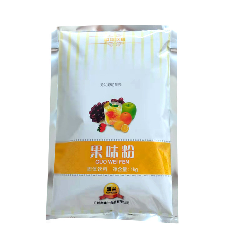 雄兰草莓果味粉饮料粉百香果芒果哈密瓜椰香巧克力奶茶店钵仔糕