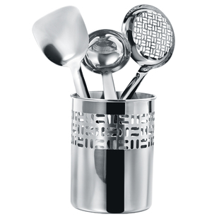 戴德不锈钢厨具锅铲汤勺漏勺套装 烹饪用具厨具罐4件套装组合