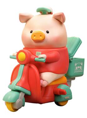 52TOYS罐头猪LuLu汉堡急送可动发条盲盒手办潮玩玩具摆件礼物