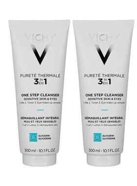 欧洲直邮Vichy薇姿泉之净卸妆乳300mlx2支三合一温和清洁告白正品