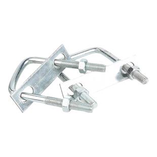 镀锌方型U型管卡直角螺栓丝卡扣抱箍加长固定器连接件M6M8M10M12