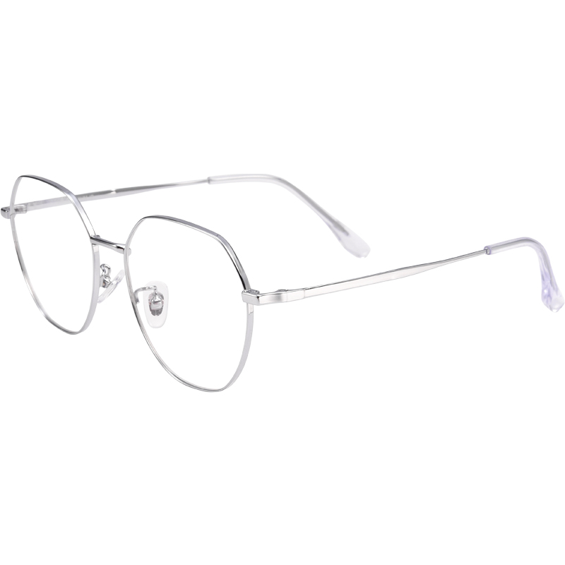 超轻纯钛眼镜框男可配有度数女