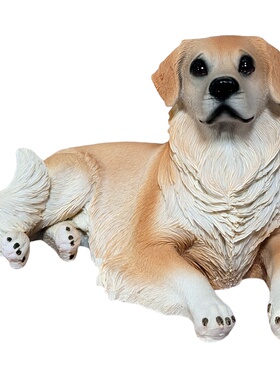 金毛犬精品摆件情绪稳定神器小众