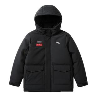 安踏儿童羽绒服男女中大童2025冬季新款四防科技保暖运动服面包服