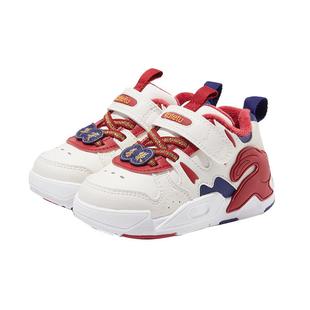 卡特兔童鞋2026新款春季男童加绒运动鞋女童保暖板鞋儿童小白鞋