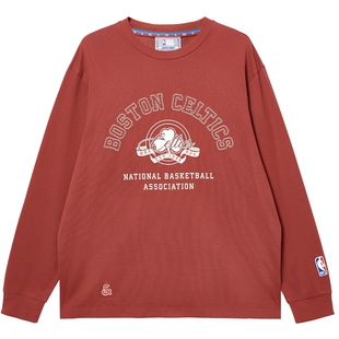 杰克琼斯男装NBA联名凯尔特人队2026年潮流士春季T恤长袖纯棉上衣