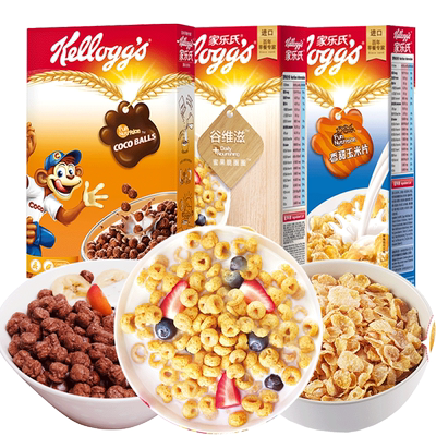 家乐氏进口可可球巧克力即食麦圈