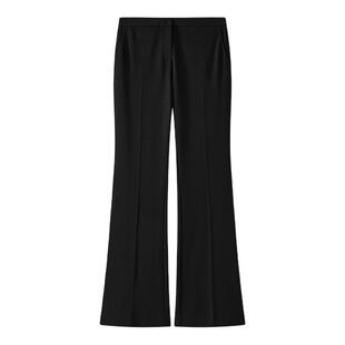 【粘纤】Laurel劳芮26夏新款复古高腰微喇裤LWL372K07400