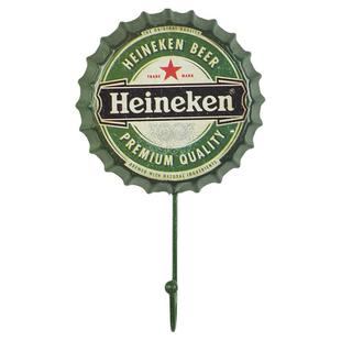 复古啤酒瓶盖壁挂挂钩个性软装饰品铁艺门后衣帽钩创意服装店挂衣