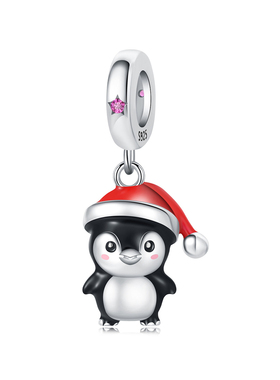 潘家风格铜镀S925银珠子旋转吊坠