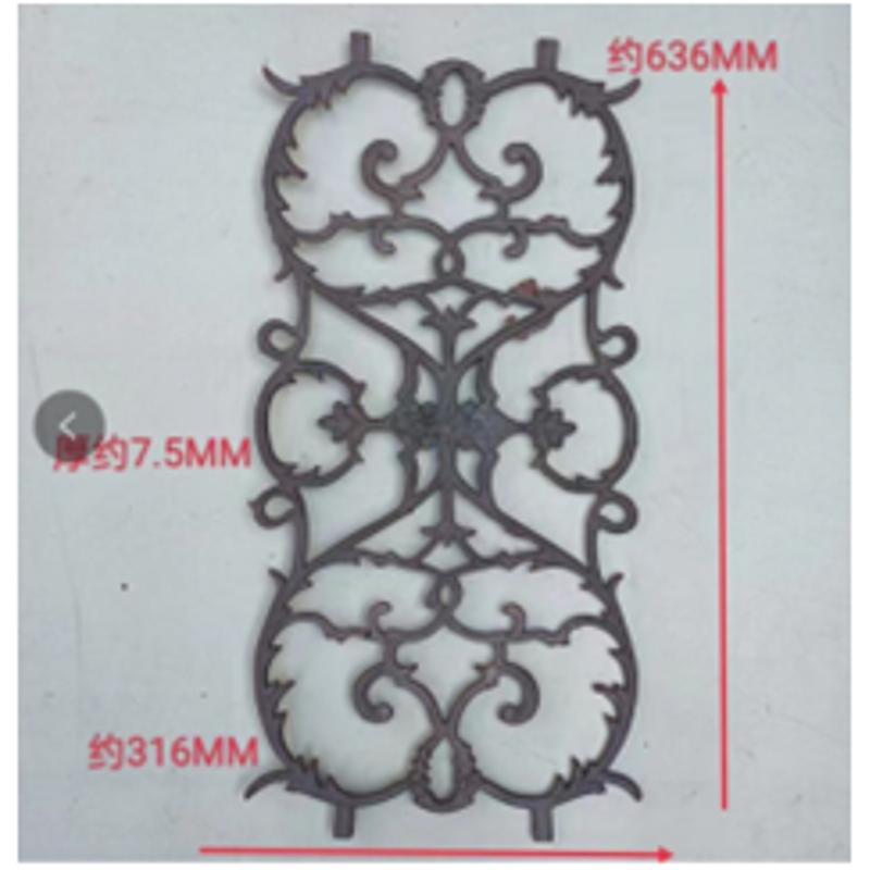 铁艺花架配件铁艺大门装饰铁艺床配件铁门关装饰马钢花庭院门铁艺