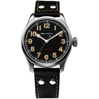 海鸥夜光防水自动机械飞行员男表