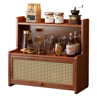 桌面置物架多层杯子收纳架餐桌台面水杯咖啡杯茶杯具桌上小型杯架