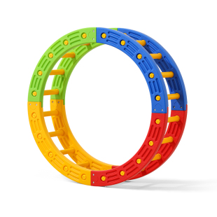 四分之一圆感统训练器材家用儿童室内攀爬架圈体能平衡独木桥玩具