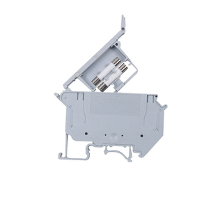 WCNNX铜导轨式UK5RD保险接线端子排熔断器UK5-HESI柱4MM平方 灰色