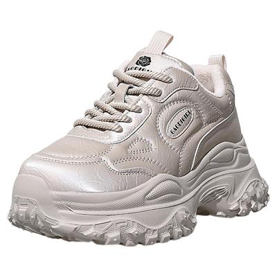 高蒂厚底老爹鞋冬季加绒款