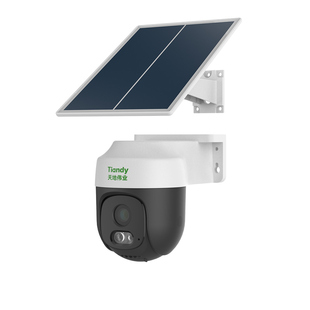 天地伟业太阳能监控摄像头4g终身流量家用室外400万高清无网无电
