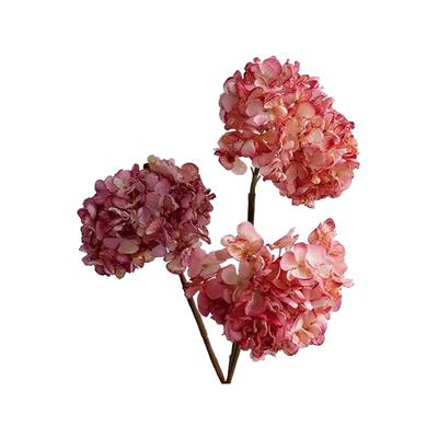 木卮复古色高级感仿真绣球花