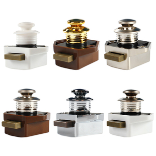 房车 旅居车 吊柜按压锁 抽屉锁 弹跳锁 橱柜门锁 改装配件按钮锁