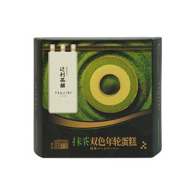 辻利茶铺抹茶双色年轮蛋糕45g