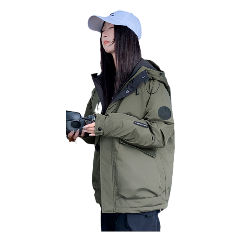 棉服冲锋衣女款2026年新款情侣装
