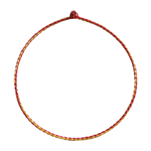 马年本命年极细红绳手链女手工编织手绳diy可穿珠黄金转运珠珍珠