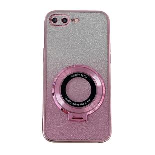 适用苹果7plus的手机壳iphone7p加钢化膜a1661带支架ip全包防摔i软硅胶apple女男生splus透明puls七ip7plus外