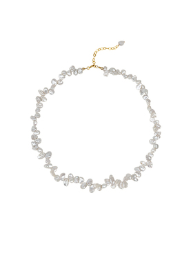 天然珍珠项链花瓣巴洛克