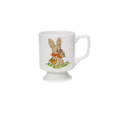 高脚马克杯陶瓷牛奶杯果汁咖啡杯