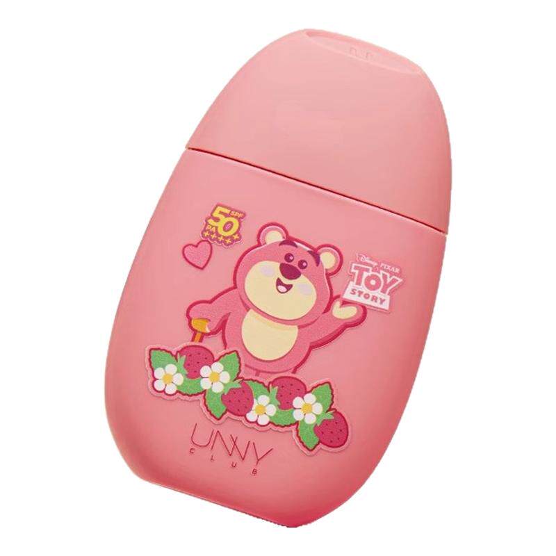 【迪士尼联名】UNNY防晒霜官方正品隔离草莓熊光护户外高倍防晒乳