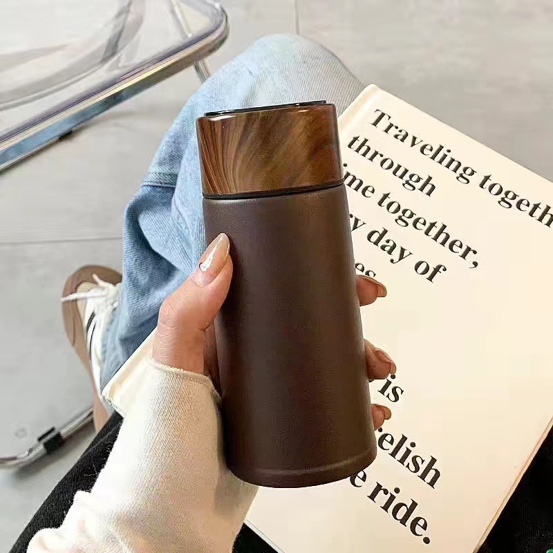 【显温杯盖】男女士不锈钢保温杯女简约水杯创意小巧迷你学生杯子